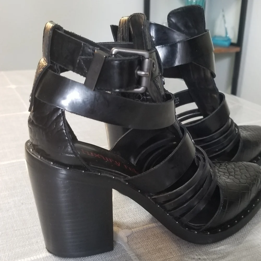 LUXURY Rebel Shoes, Color Black, Size 36